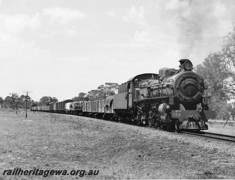 P14559
PMR class 725, between Wagin and Narrogin, GSR line, goods train.
