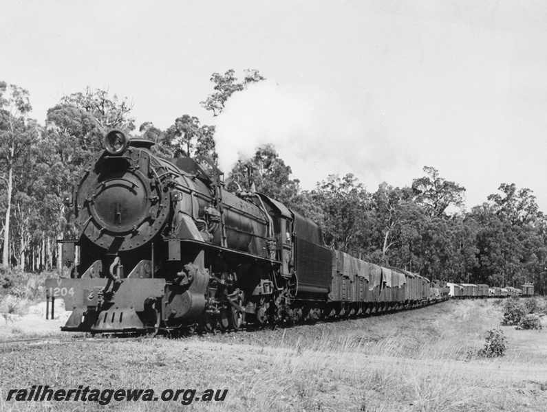 P14585
V class 1204, location Unknown, goods train.
