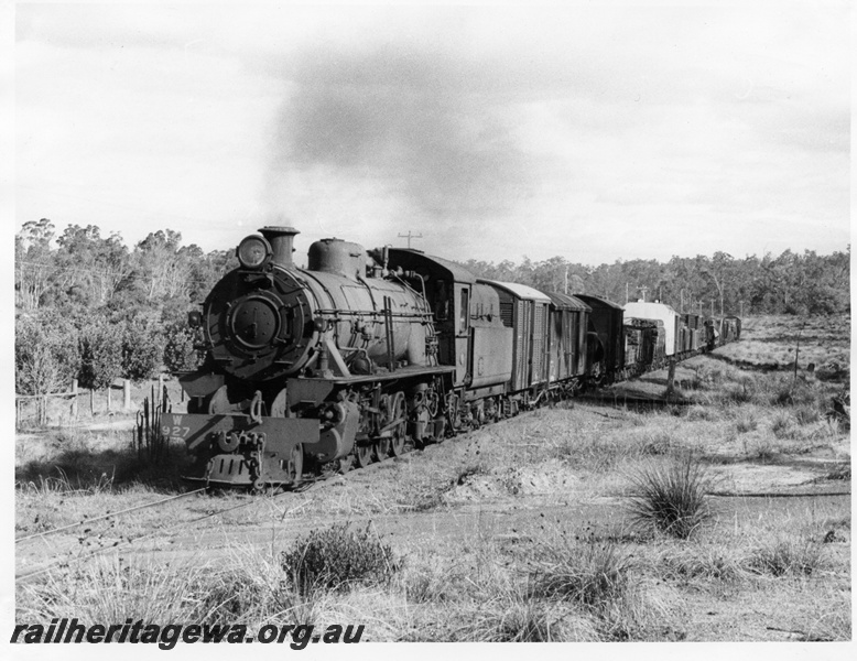 P14612
W class 927, location Unknown, goods train.
