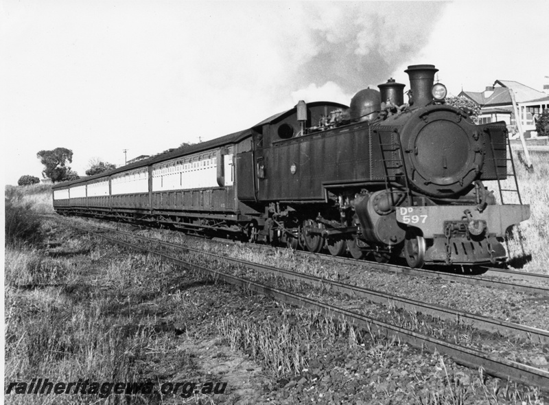 P14655
DD class 597, Mount Lawley, ER line, suburban passenger service.
