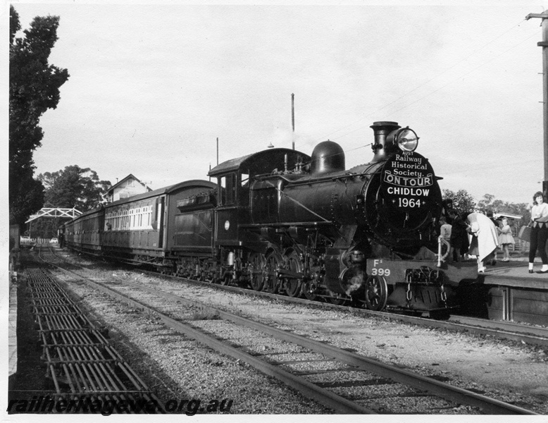 P14672
FS class 399, footbridge, Chidlow, ER line, ARHS tour train
