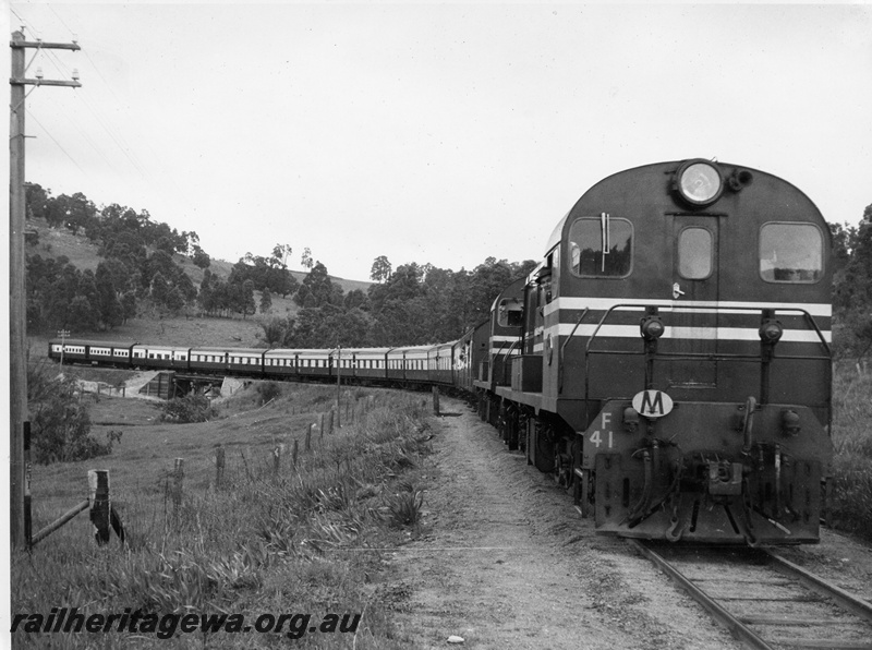 P14676
EX MRWA F class 41 double heading with F class 45, 