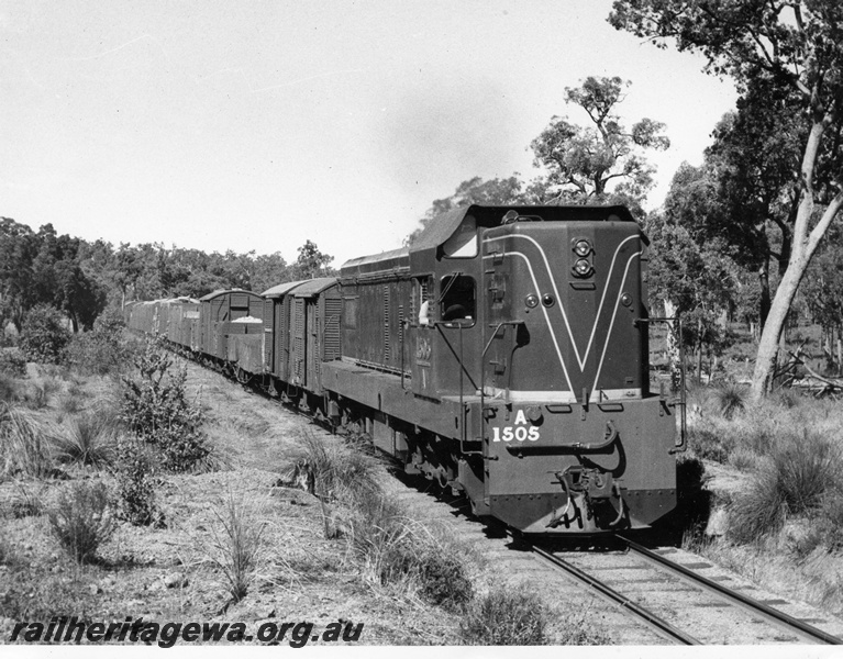 P14684
A class 1505, location Unknown, goods train.
