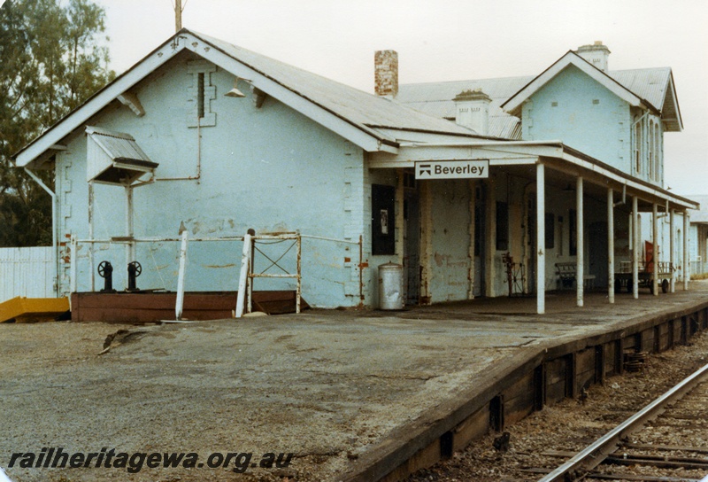 P14794
1 of 4 images of the station buildings at Beverley, GSR line, main building, south end and trackside view
