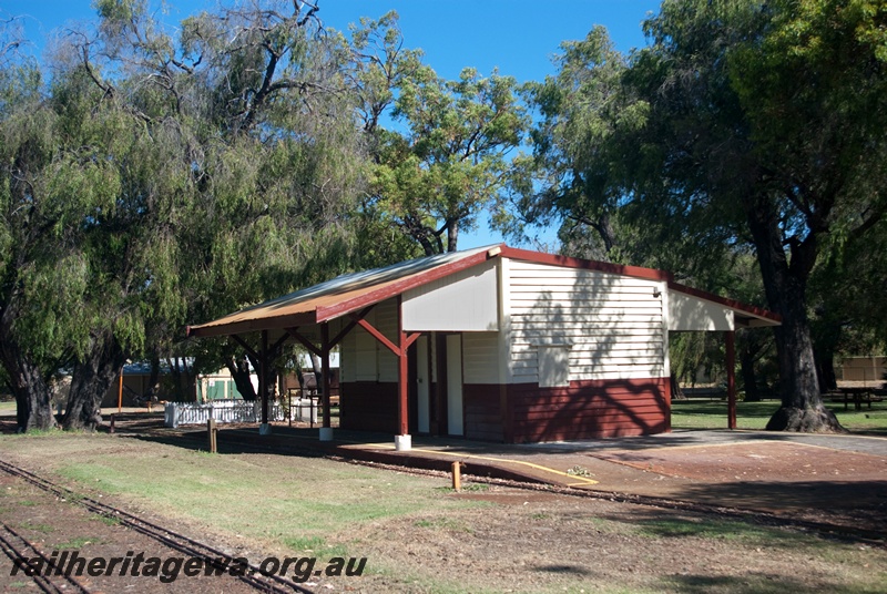 P14910
Station building originally located at Capel, PP line, currently located at Forrest Park, Bunbury
