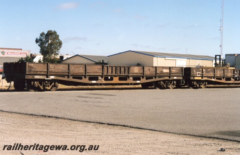 P15008
WGL class 625 nickel matte open wagon, West Kalgoorlie, standard gauge line, end and side view.
