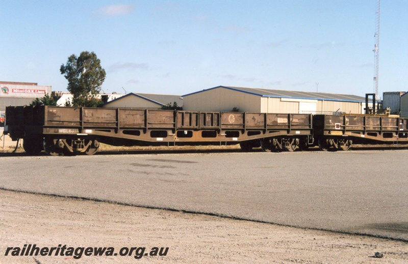 P15008
WGL class 625 nickel matte open wagon, West Kalgoorlie, standard gauge line, end and side view.
