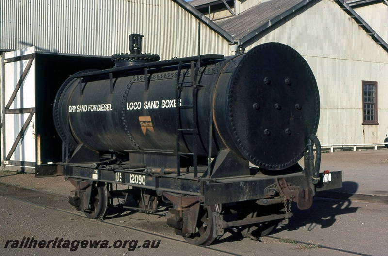 P15095
MS class 12090 tank wagon used for carrying dry sand for loco sand boxes. 
