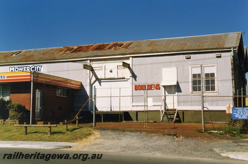 P15153
I of 2 views of the goods shed at Claremont, ER line, being used as a depot for 