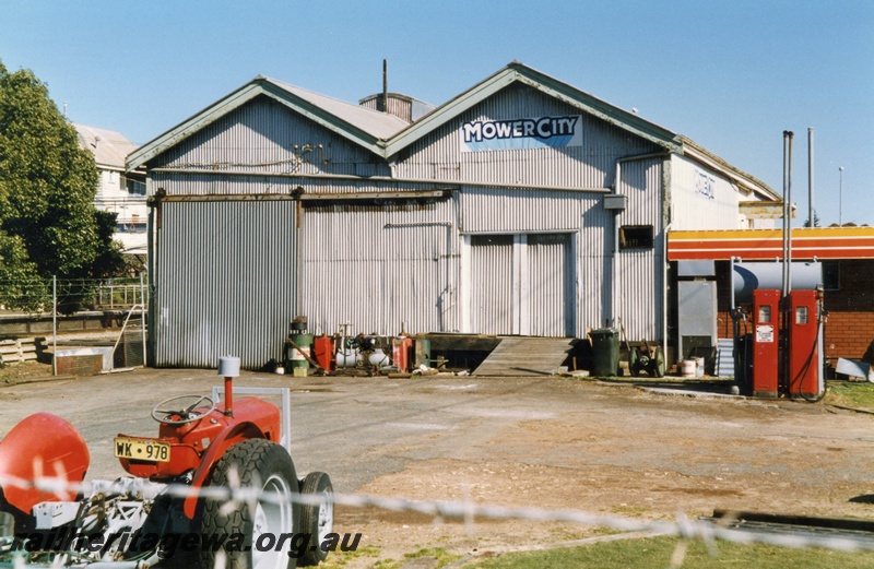 P15154
2 of 2 views of the goods shed at Claremont, ER line, being used as a depot for 