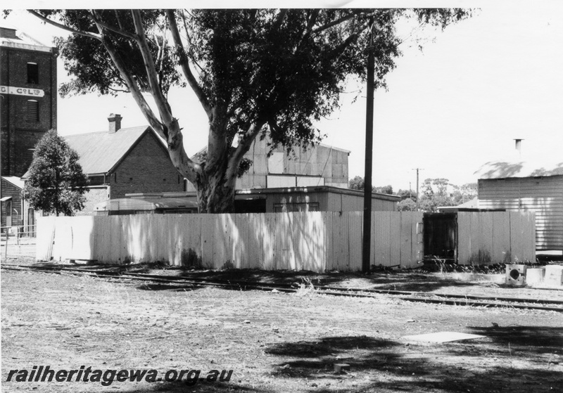 P15165
4 of 8 views of the gangers shed compound at York, GSR line, overall front and side view of the compound
