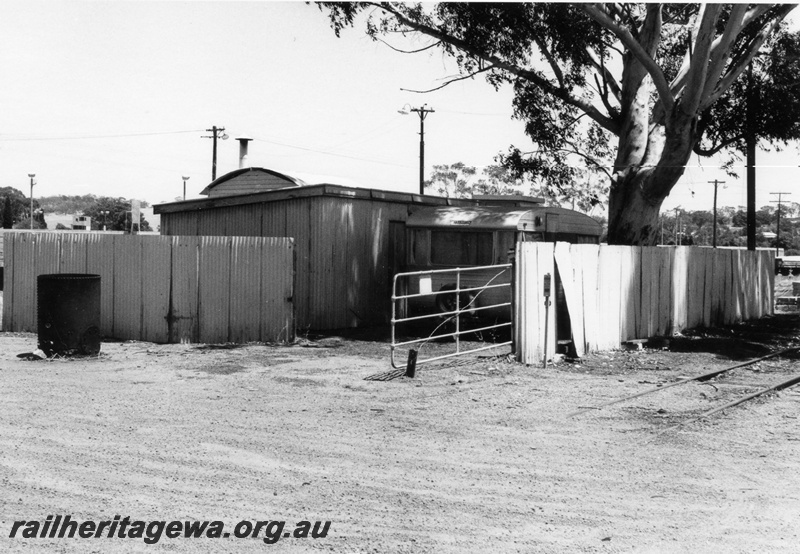 P15166
5 of 8 views of the gangers shed compound at York, GSR line, view of the left hand end of the compound showing how the shed is located within the compound
