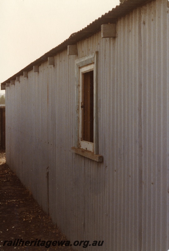 P15167
6 of 8 views of the gangers shed compound at York, GSR line, view along the rear of the shed
