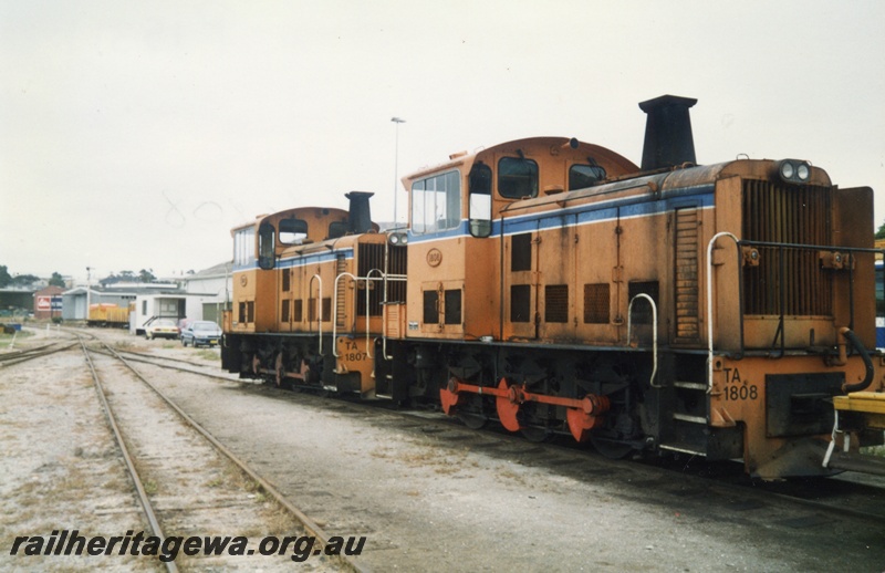 P15311
TA class 1807, TA class 1808, points, signal, Albany, GSR line, side and front views
