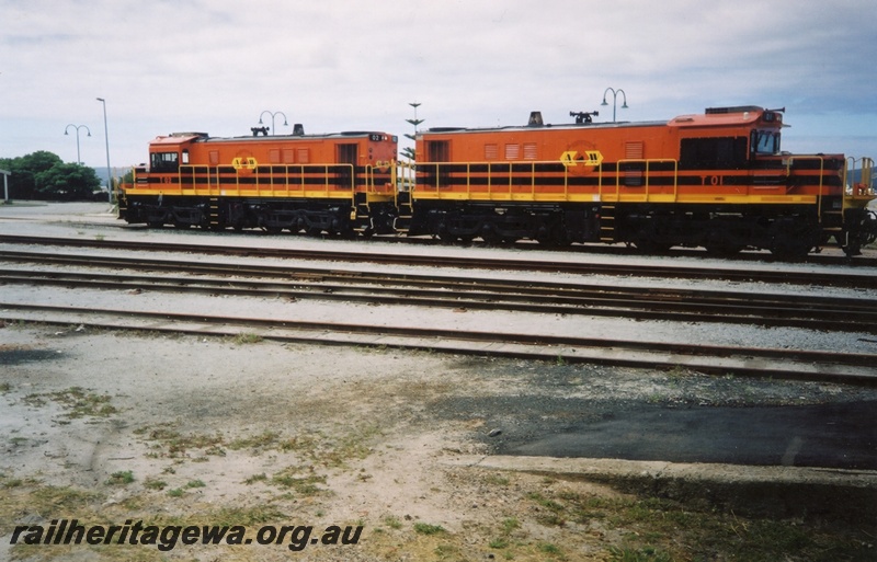 P15318
Australia Western Railroad T class 02, and AWR T class 01, Albany, GSR line, side and end view
