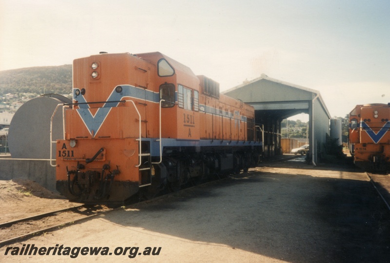 P15328
A class 1511, short end and side view, A class 1502, front on view, shed, Albany, GSR line
