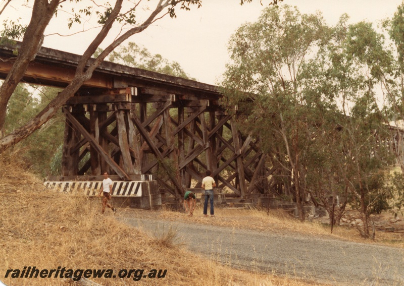 P15457
Disused and abandoned large trestle bridge known as the 