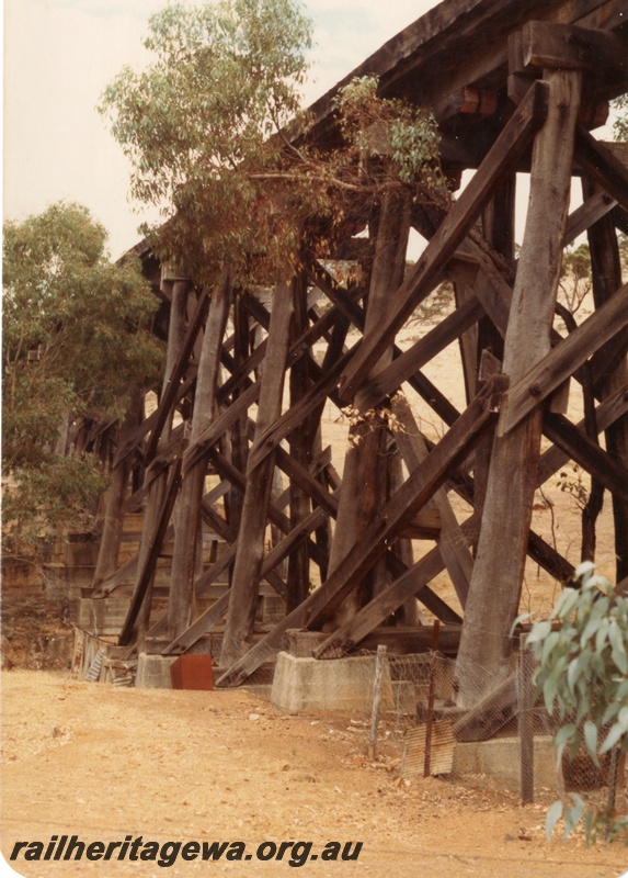 P15458
Disused and abandoned large trestle bridge known as the 