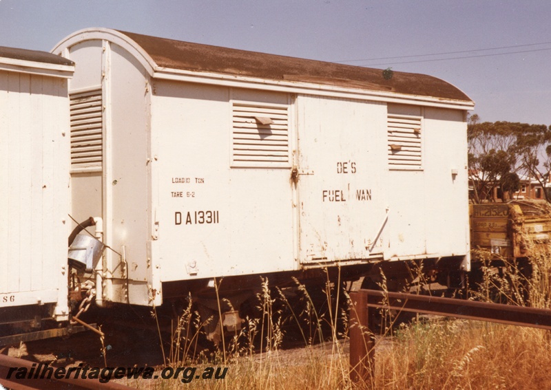 P15572
DA class 13311 four wheel van painted all over white with 