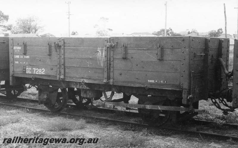 P15683
GC class7282 with a load of gypsum, Ashfield, brake lever side and end view
