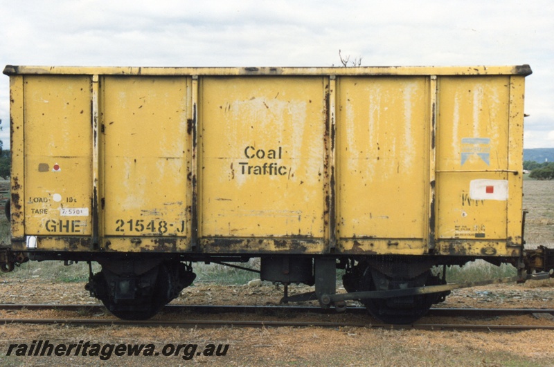 P15716
GHE class 21548-J all steel high sided wagon, yellow livery with 