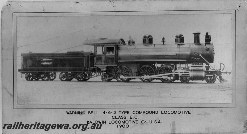 P15836
EC class 4-6-2 Compound loco, side view, builders photo, similar to P0943, P3591
