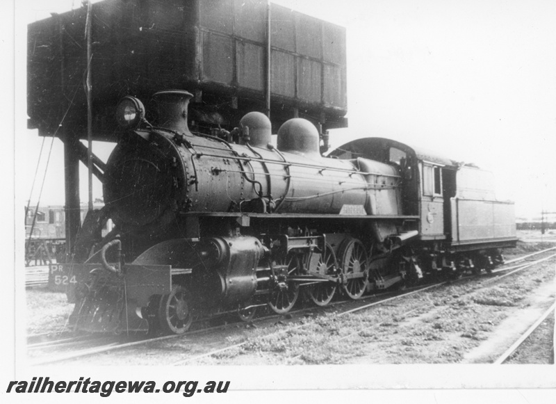 P16419
PR class 524, water tower, Midland Junction, ER line, front and side view
