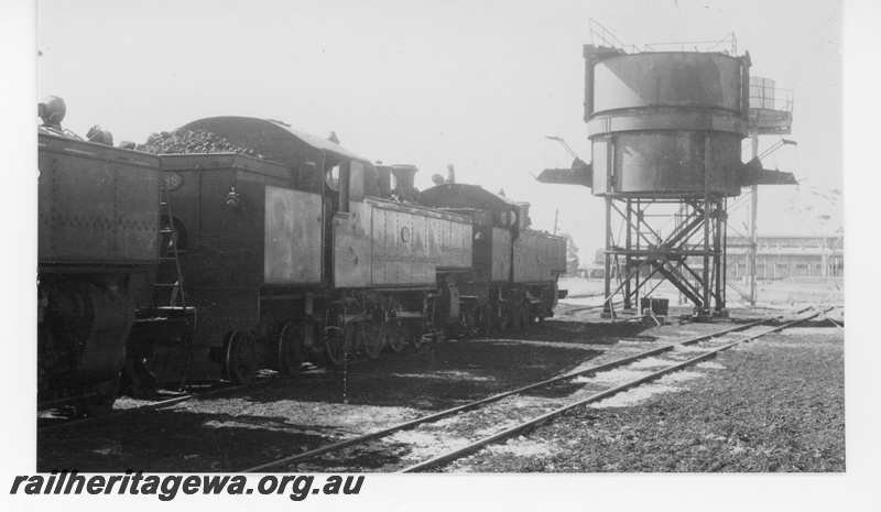 P16420
DM class 588, DM class 584, coal shute, Midland loco depot, ER line, rear and side views
