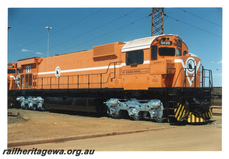 P16759
Mount Newman (MNM) M636 class 5499 at Nelson Point, Port Hedland.
