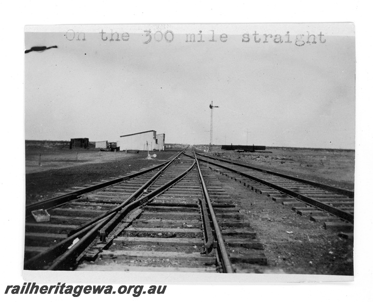 P16864
Commonwealth Railway - TAR line along the longest straight of railway line built in the world - 297 miles.
