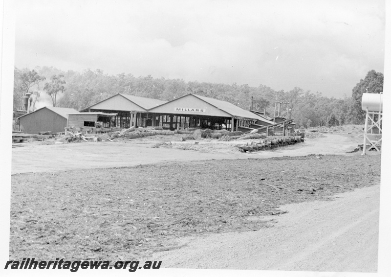 P17079
Millars Donnelly River Mill, view of sheds.
