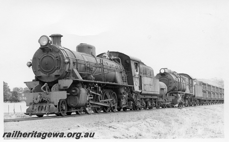 P17361
1 of 2, W class 914 steam locomotive double heading with S class 544 