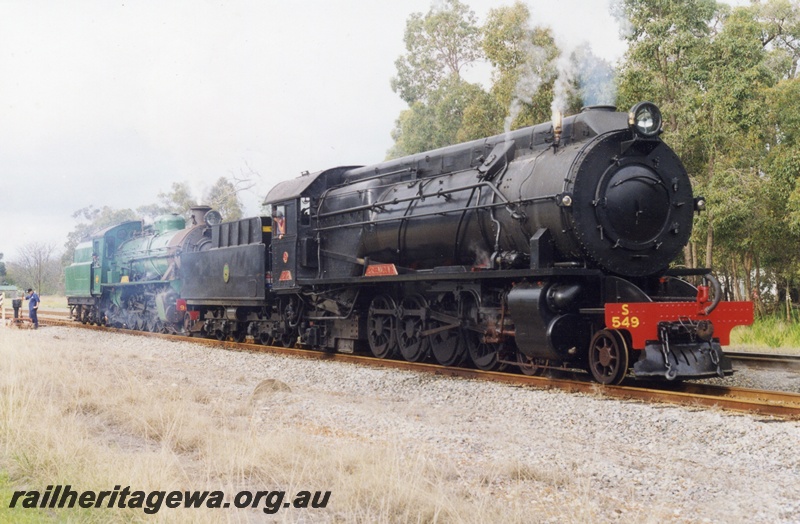 P18027
W class loco, S class 549 