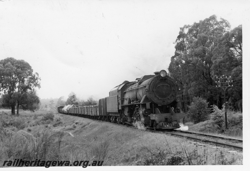 P18605
V class 1215, on No 174 goods train from Collie to Brunswick Junction, BN line

