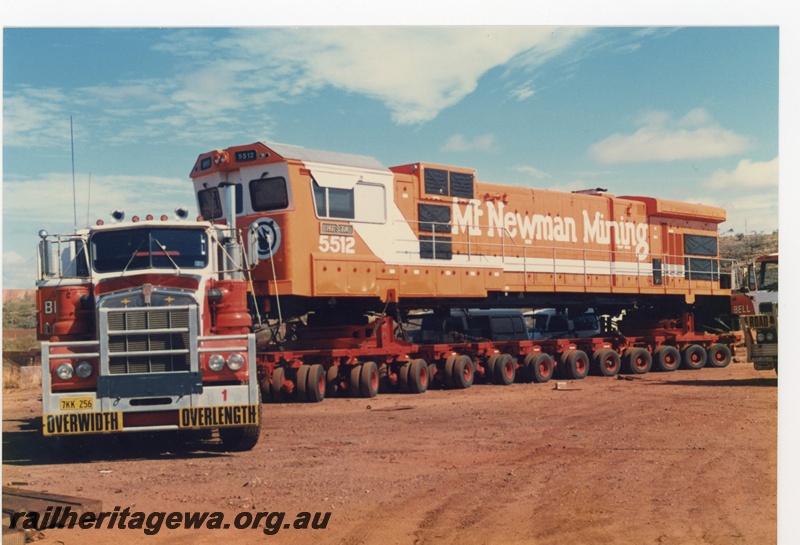 P18762
Mount Newman (MNM) C36-7M class 5512 