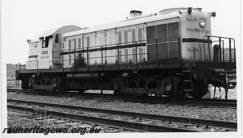 P18826
Cliffs Robe River (CRRIA) RSC-3 class 1700 at Cape Lambert. Was formally NSWGR 40 class 4006
