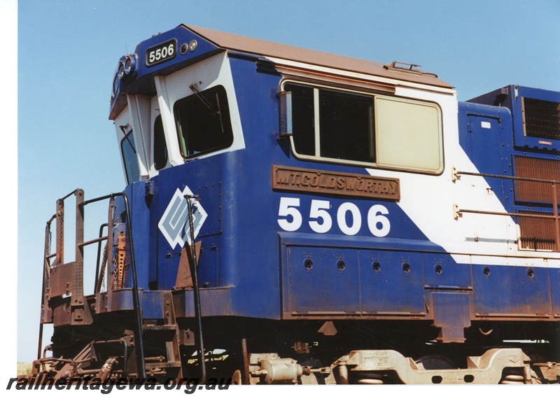 P18855
BHP Iron Ore (BHPIO) Goldsworthy J/V C36-7M class 5506 Mount Goldsworthy