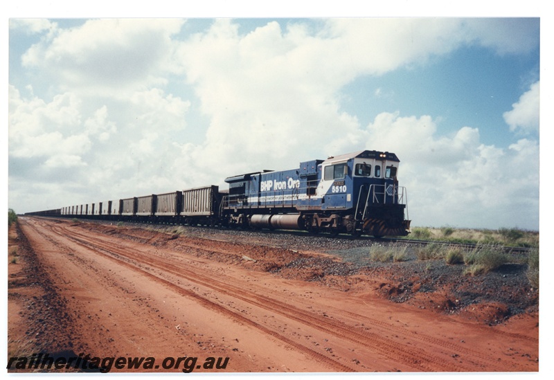 P18985
BHP Iron Ore (BHPIO) Goldsworthy J/V C36-7M class 5510 