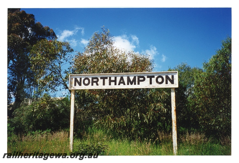 P19003
Northampton station sign. GA line.
