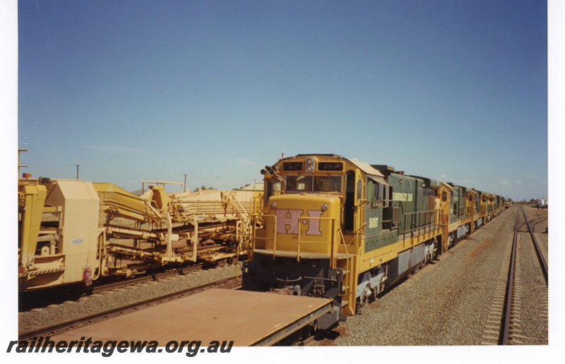 P19031
Hamersley Iron (HI) C36-7 class 5057 written off 7 Mile Dampier.
