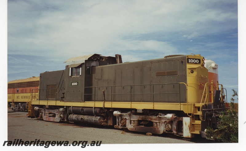 P19032
Pilbara Railway Historical Society (PRHS) C415 class 1000 at 6 Mile Dampier.
