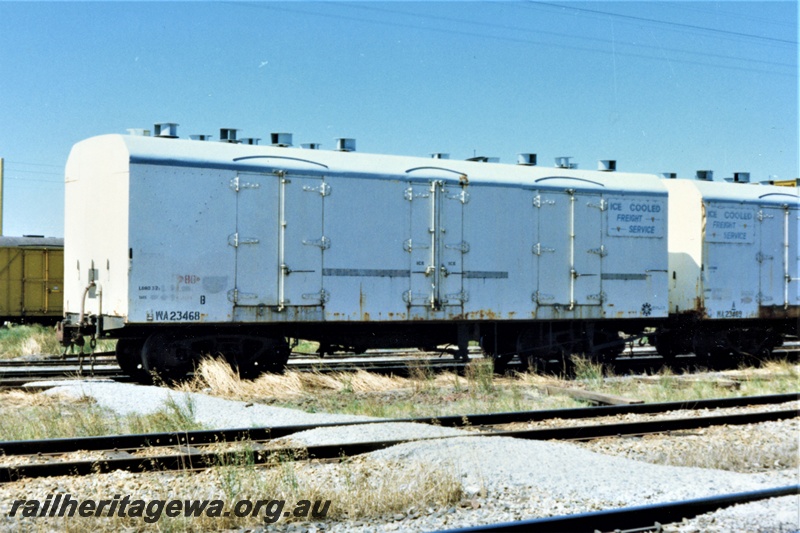 P19393
WA class 23457 cool storage van, white livery with 