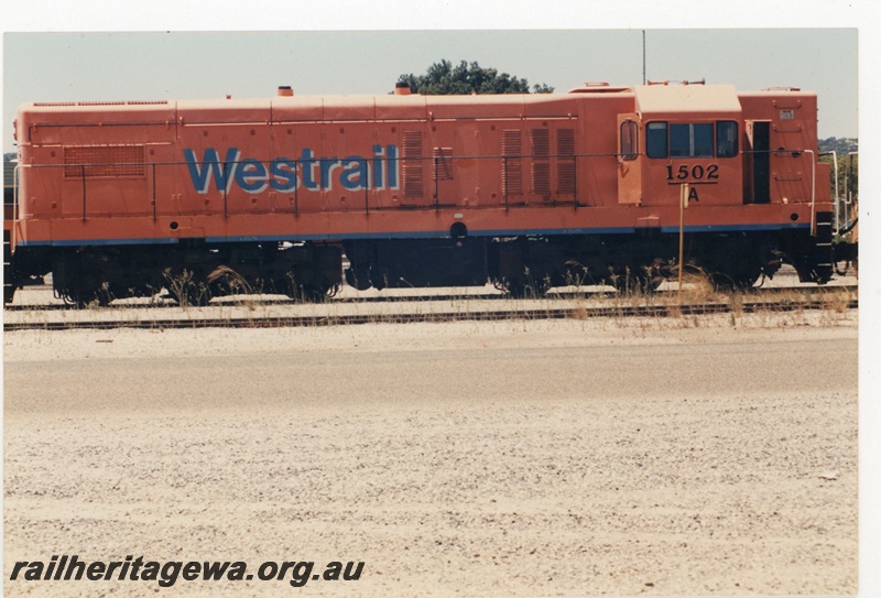 P19464
2 of 13 images of A class diesels en route to New Zealand, A class 1502, side view
