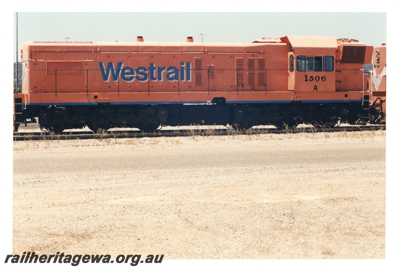 P19468
6 of 13 images of A class diesels en route to New Zealand, A class 1506, side view

