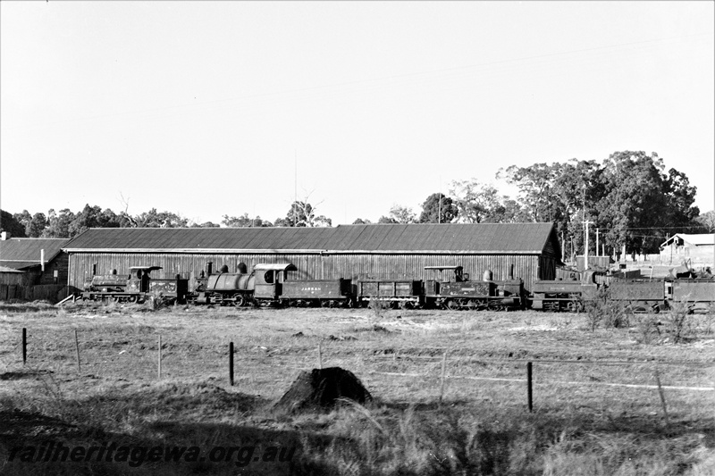P19890
Millar's Locomotives including loco Jarrah at Yarloop workshops.

