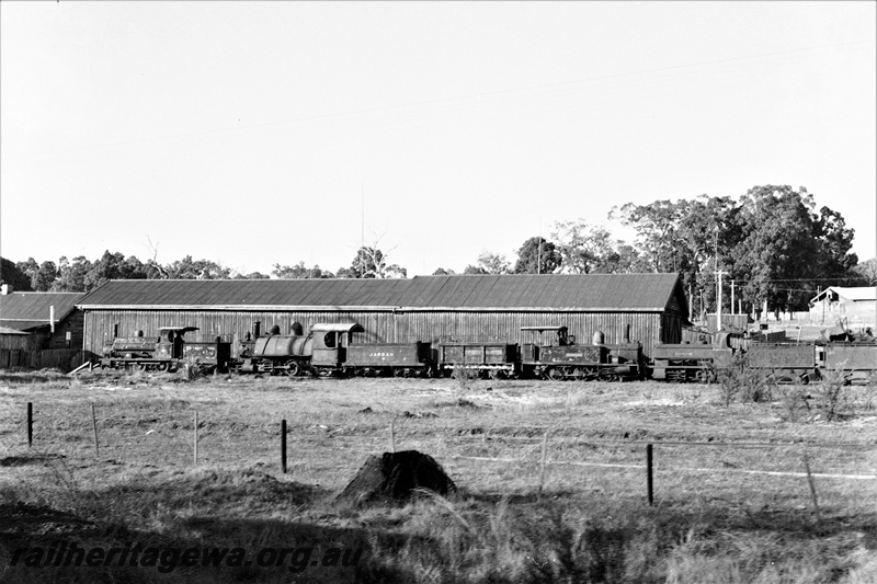 P19890
Millar's Locomotives including loco Jarrah at Yarloop workshops.
