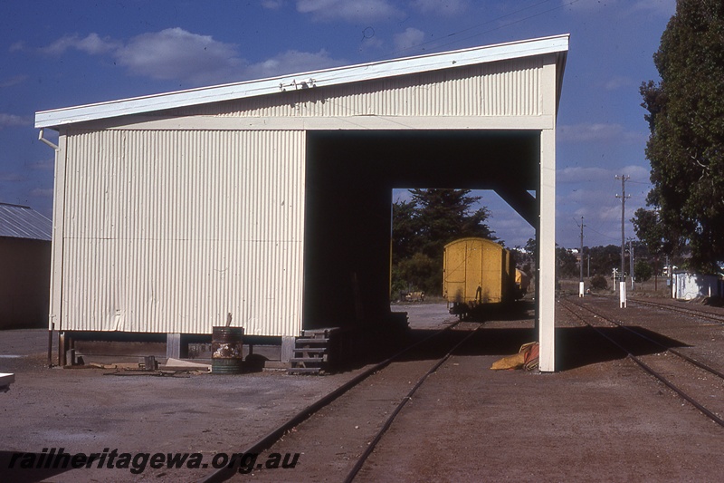 P19930
Goods shed class 3, van, tracks, Kojonup, DK line
