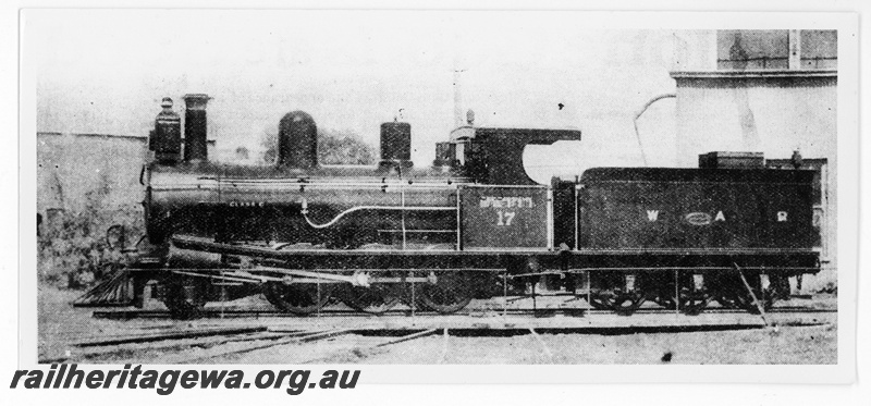 P20001
WAR G class 17, on turntable, side view
