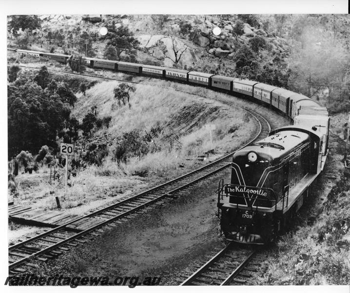 P20165
C class 1703 leaving the Swan View tunnel hauling 