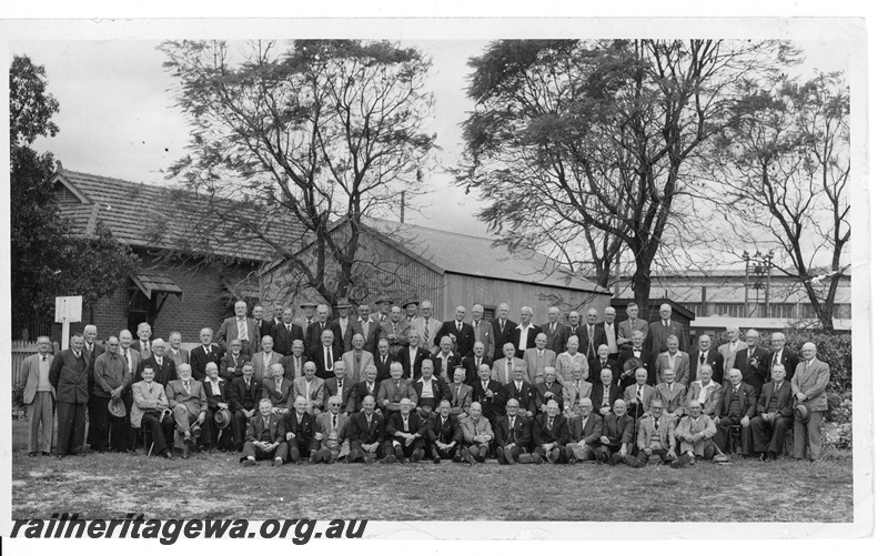 P20241
Group  photo of loco drivers between 1939 - 1946

